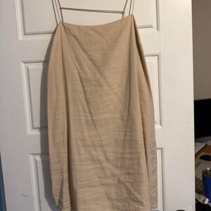 Gianni bini nude spaghetti strap tie dress